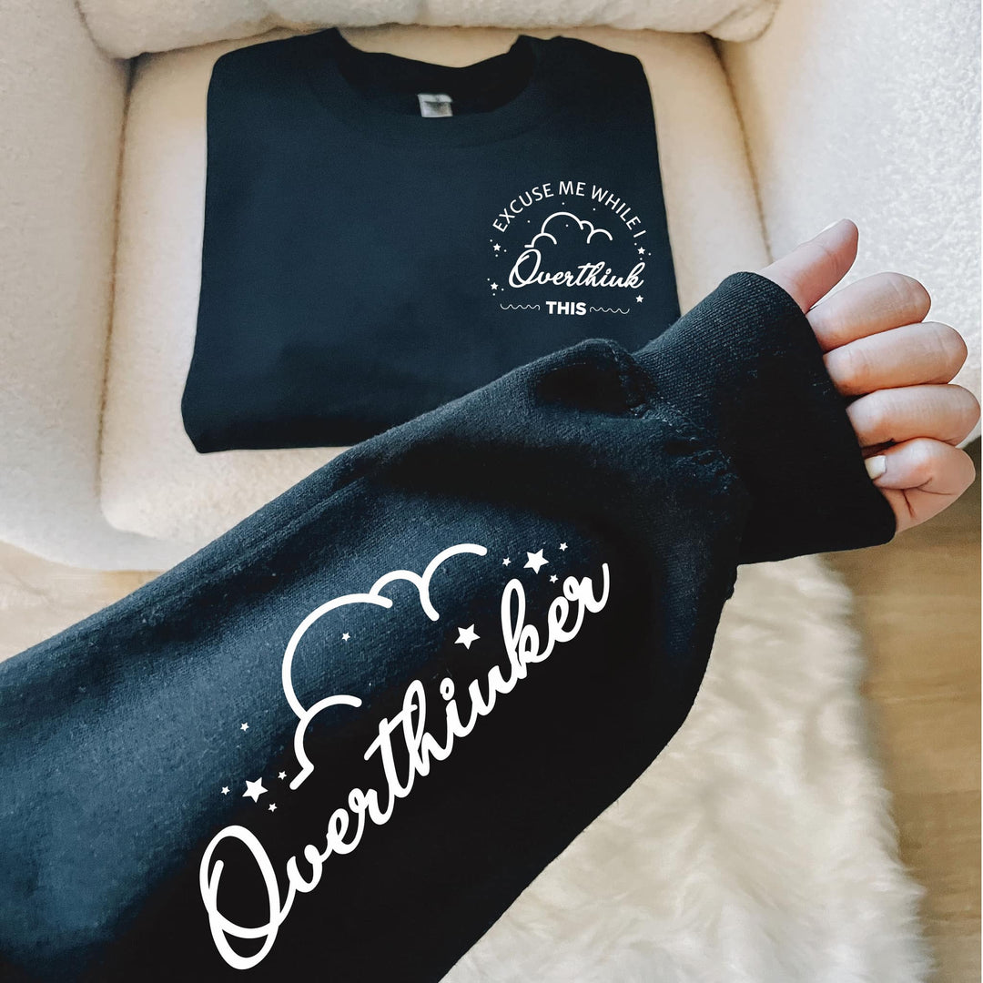 Over Thinker With Pocket Accent Sweatshirt