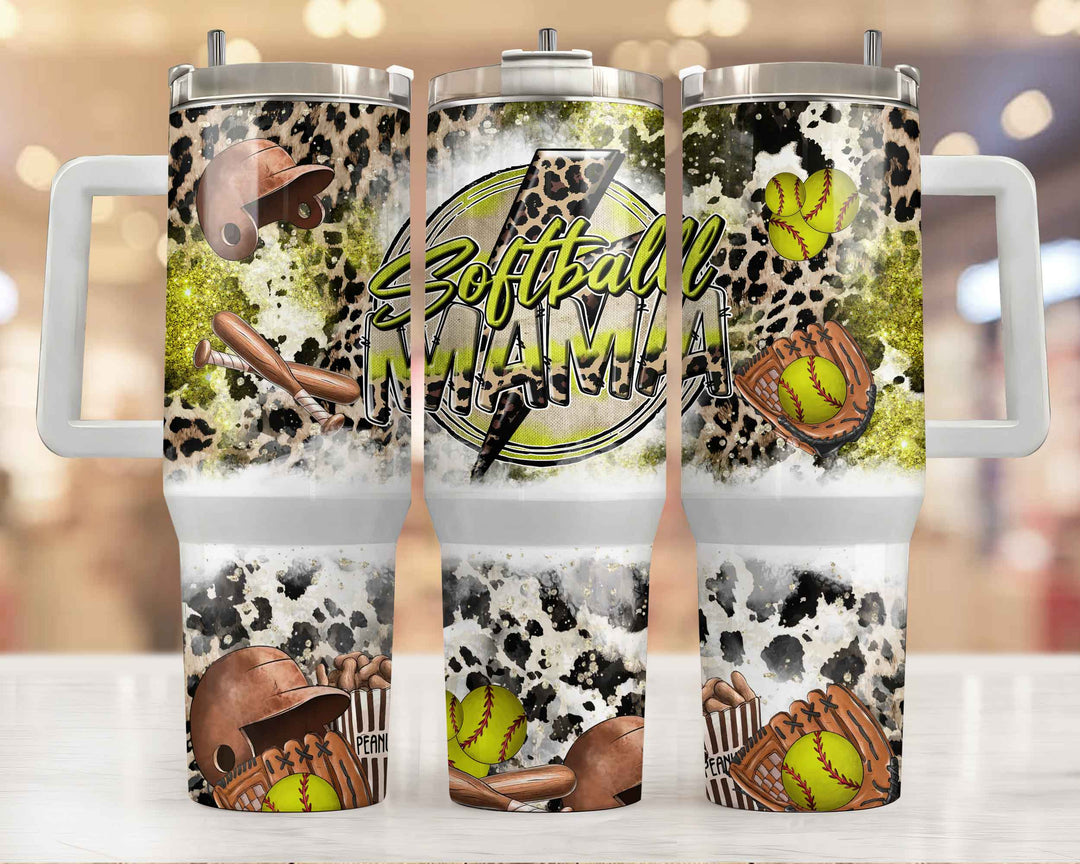Tumbler - Softball Mama 40oz Tumbler
