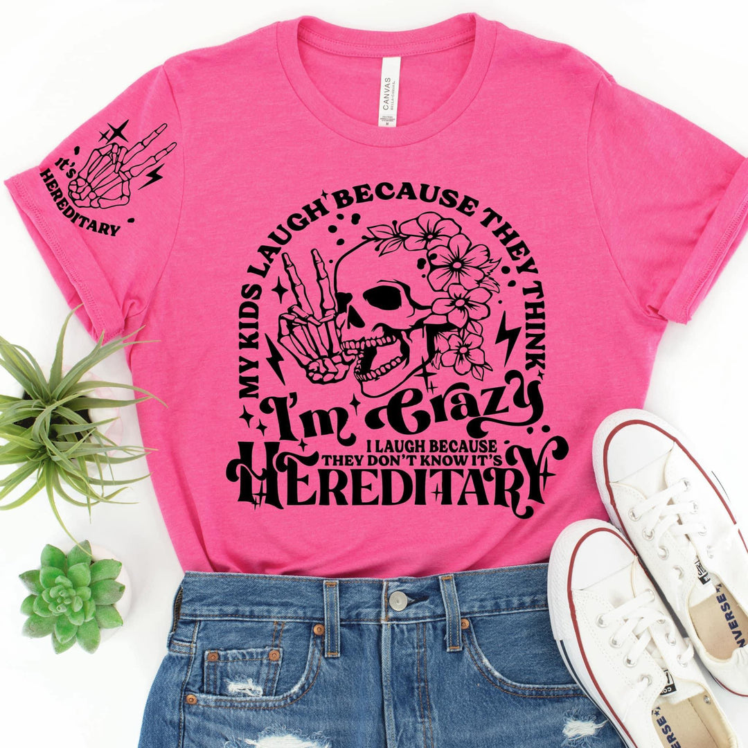 I’m Crazy W/sleeve ACCENT GRAPHIC TEE