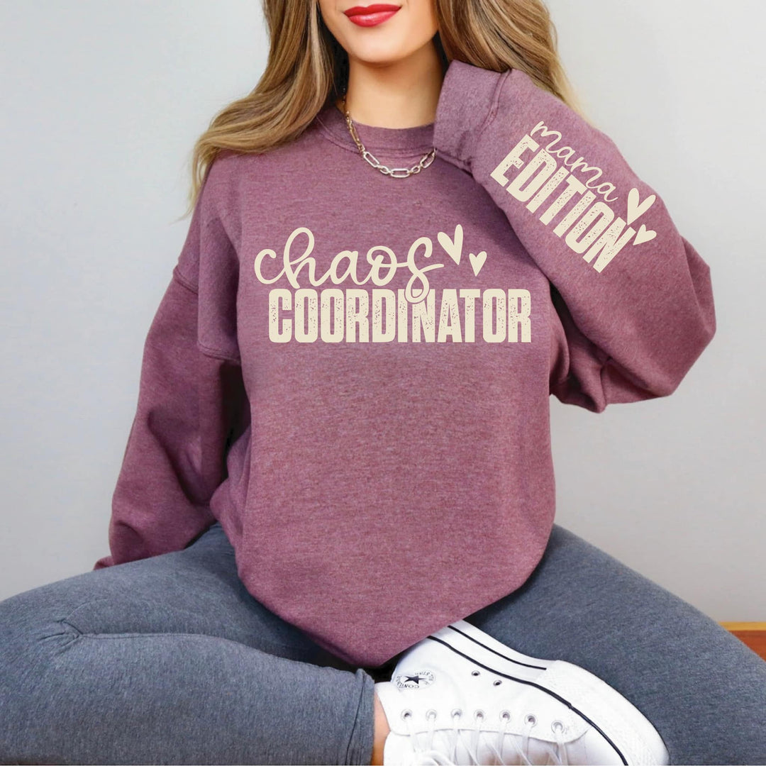 Mama Edition With Sleeve Accent Sweatshirt