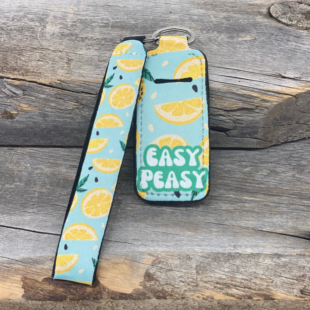 Easy Peasy Chapstick Keychani Holder