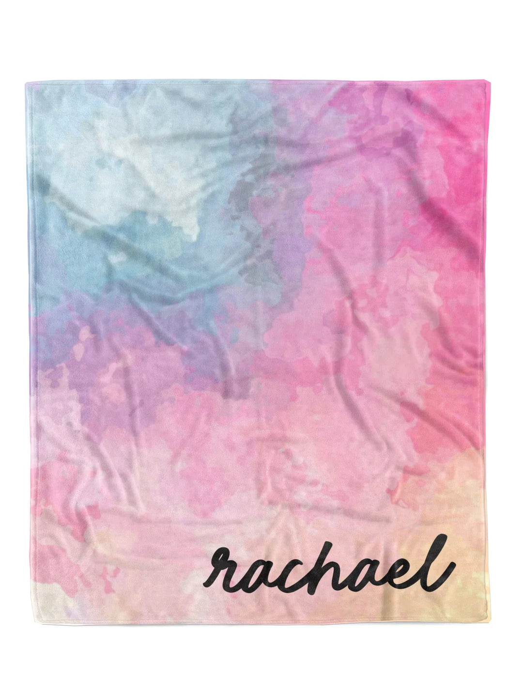 Womens - PREORDER: Sunset Watercolor Custom Minky Blanket