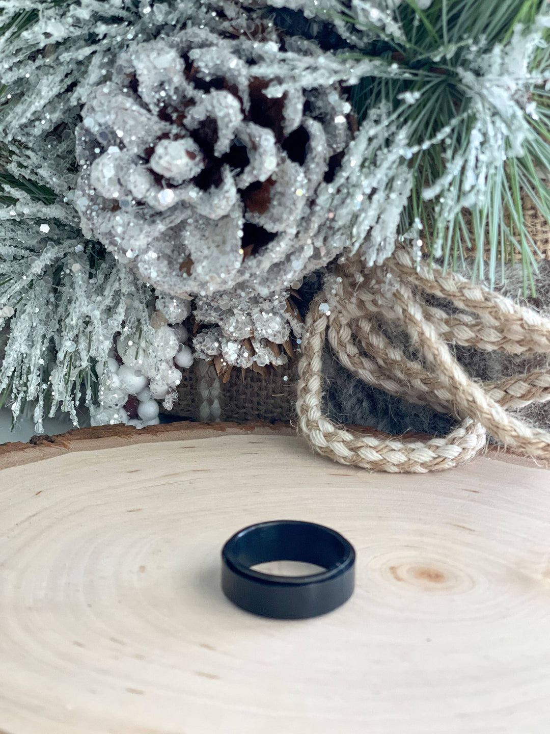 Rings - Fidget Ring Men's "Black"