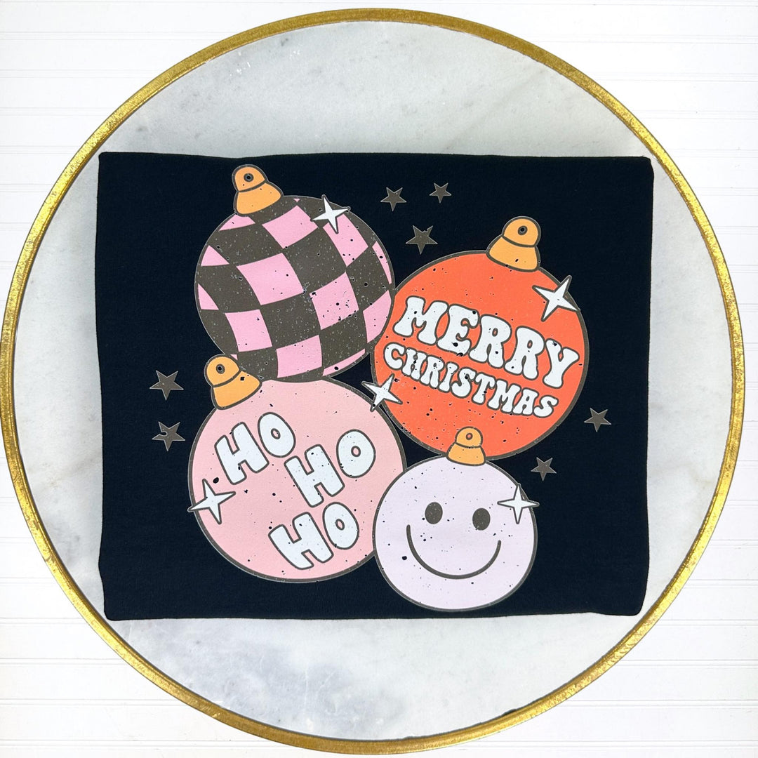 Womens - PREORDER: Ho Ho Ho Ornament Sweatshirt