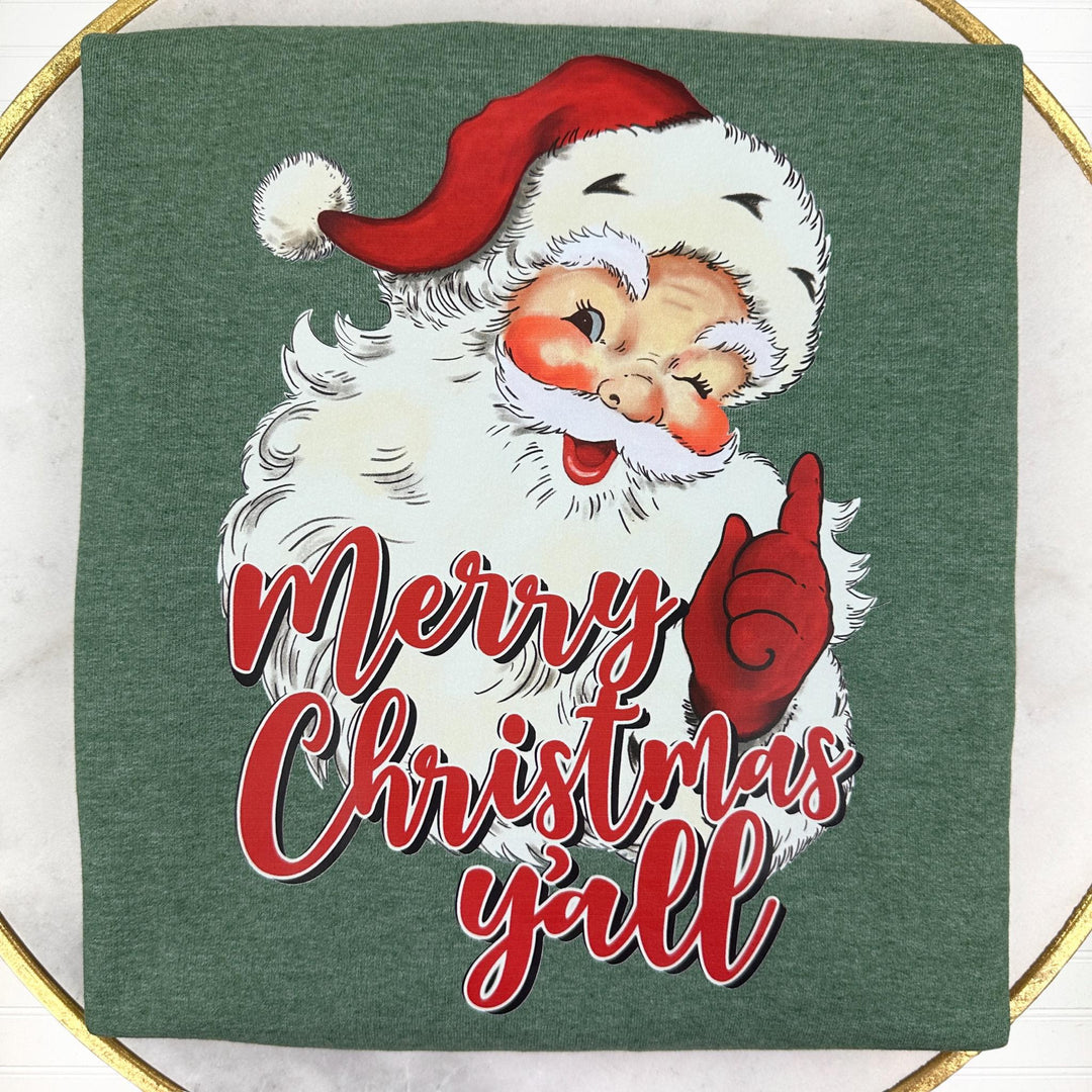 Womens - PREORDER: Merry Christmas Y'all Sweatshirt