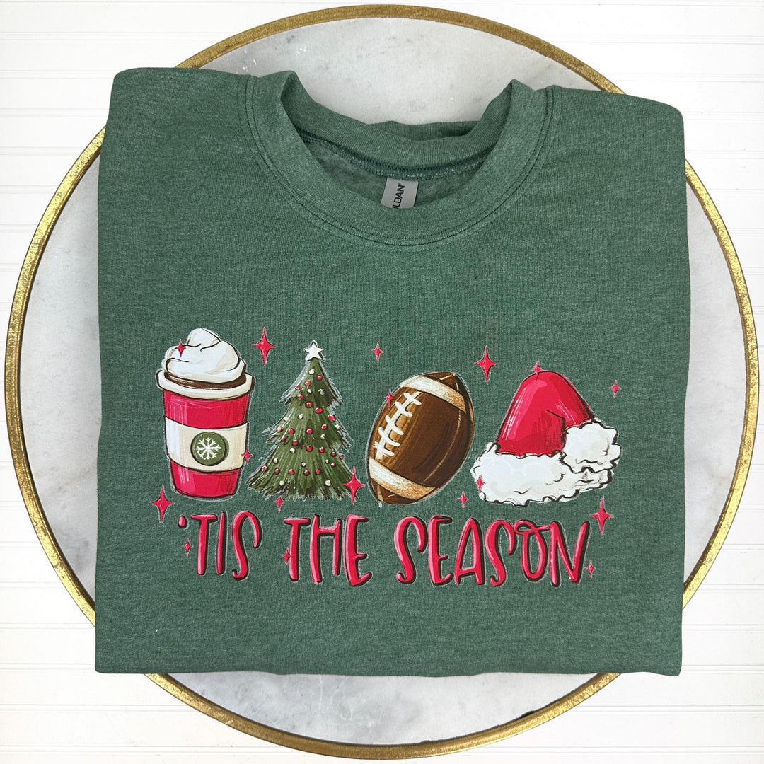 Womens - PREORDER: Tis' The Season Football Sweatshirt