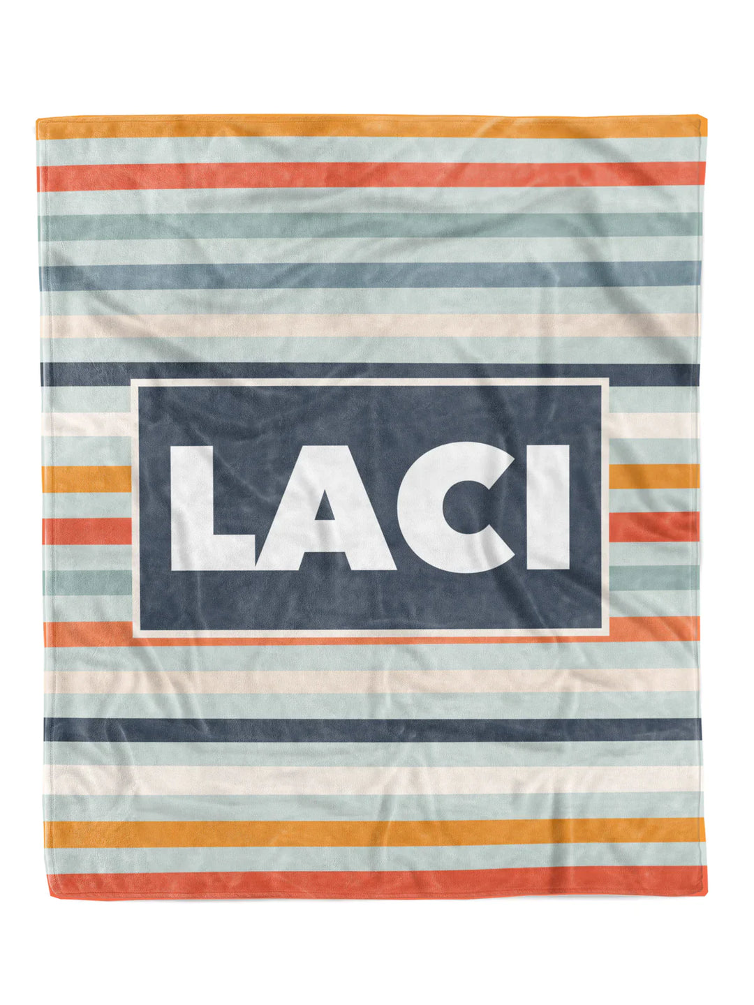 PREORDER: Retro Stripes Custom Minky Blanket
