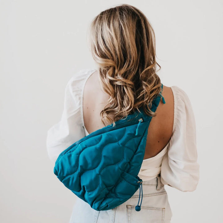 PREORDER: Striding Through Philly Puffer Sling Bag & Backpack in Two Colors