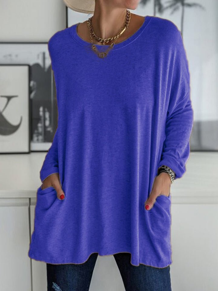 Full Size Round Neck Long Sleeve T-Shirt