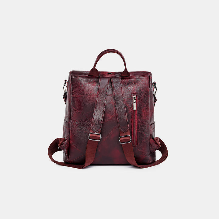 PU Leather Backpack Bag