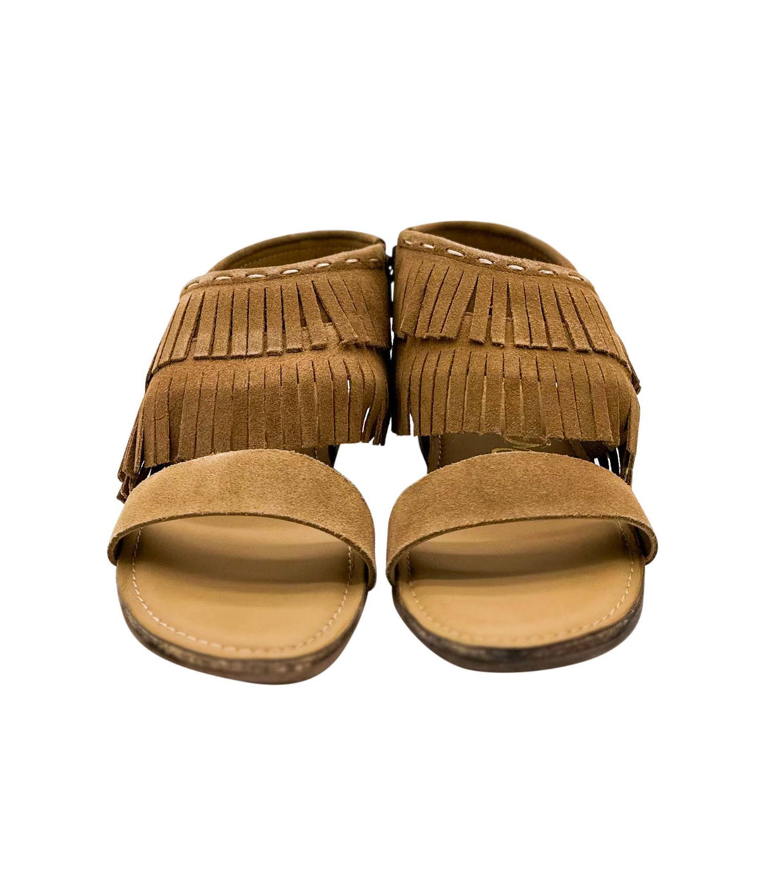 Shoes - Fringe Star Sandal In Tan