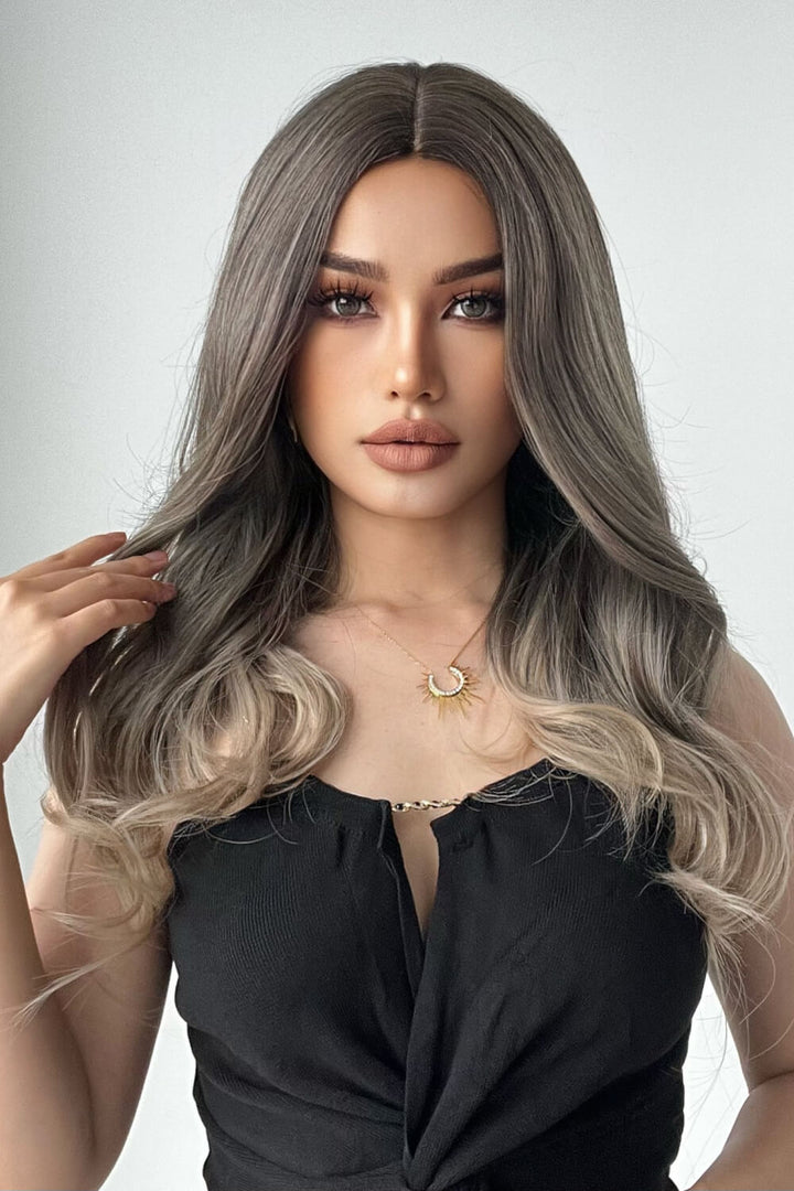 13*1" Full-Machine Wigs Synthetic Long Straight 24"-Ever Joy