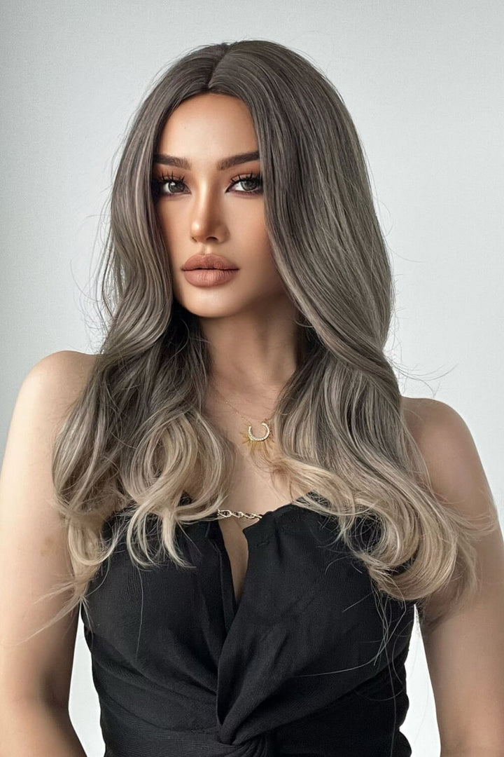 13*1" Full-Machine Wigs Synthetic Long Straight 24"-Ever Joy