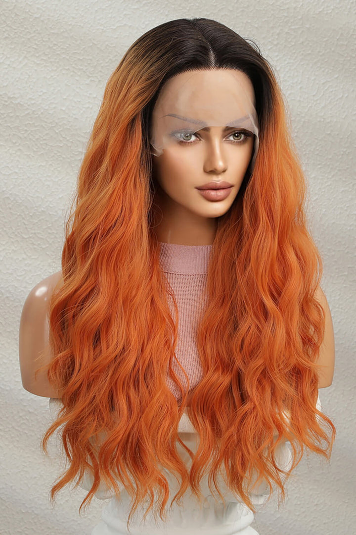 13*2" Lace Front Wigs Synthetic Long Wave 24" 150% Density-Ever Joy