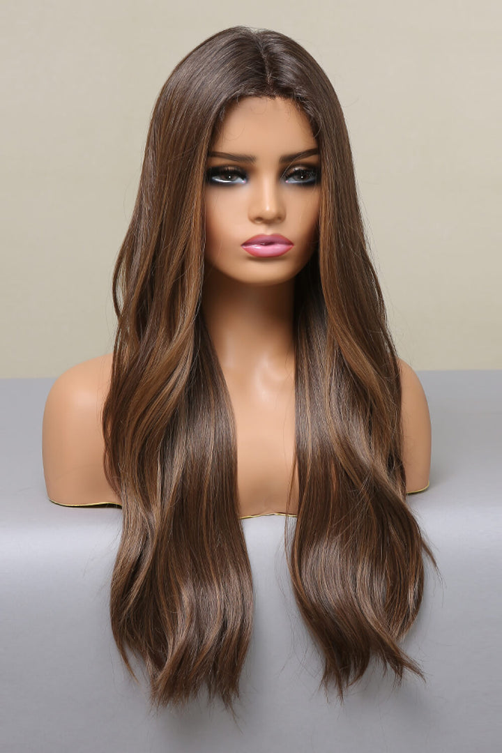 13*2" Lace Front Wigs Synthetic Long Wave 26" Heat Safe 150% Density-Ever Joy