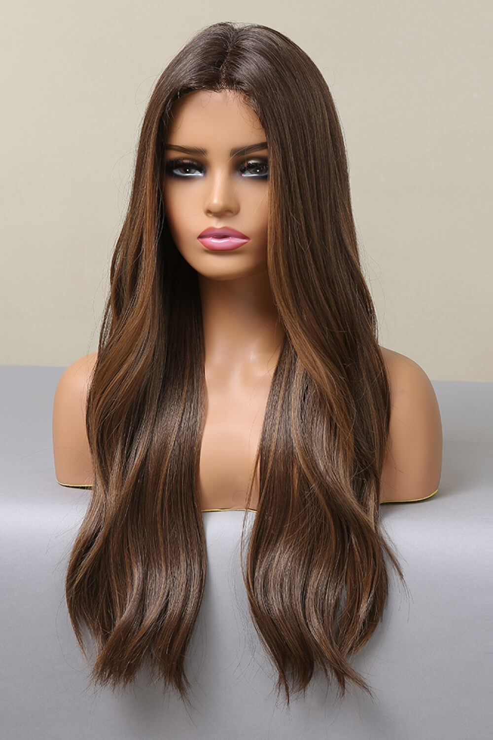 13*2" Lace Front Wigs Synthetic Long Wave 26" Heat Safe 150% Density-Ever Joy