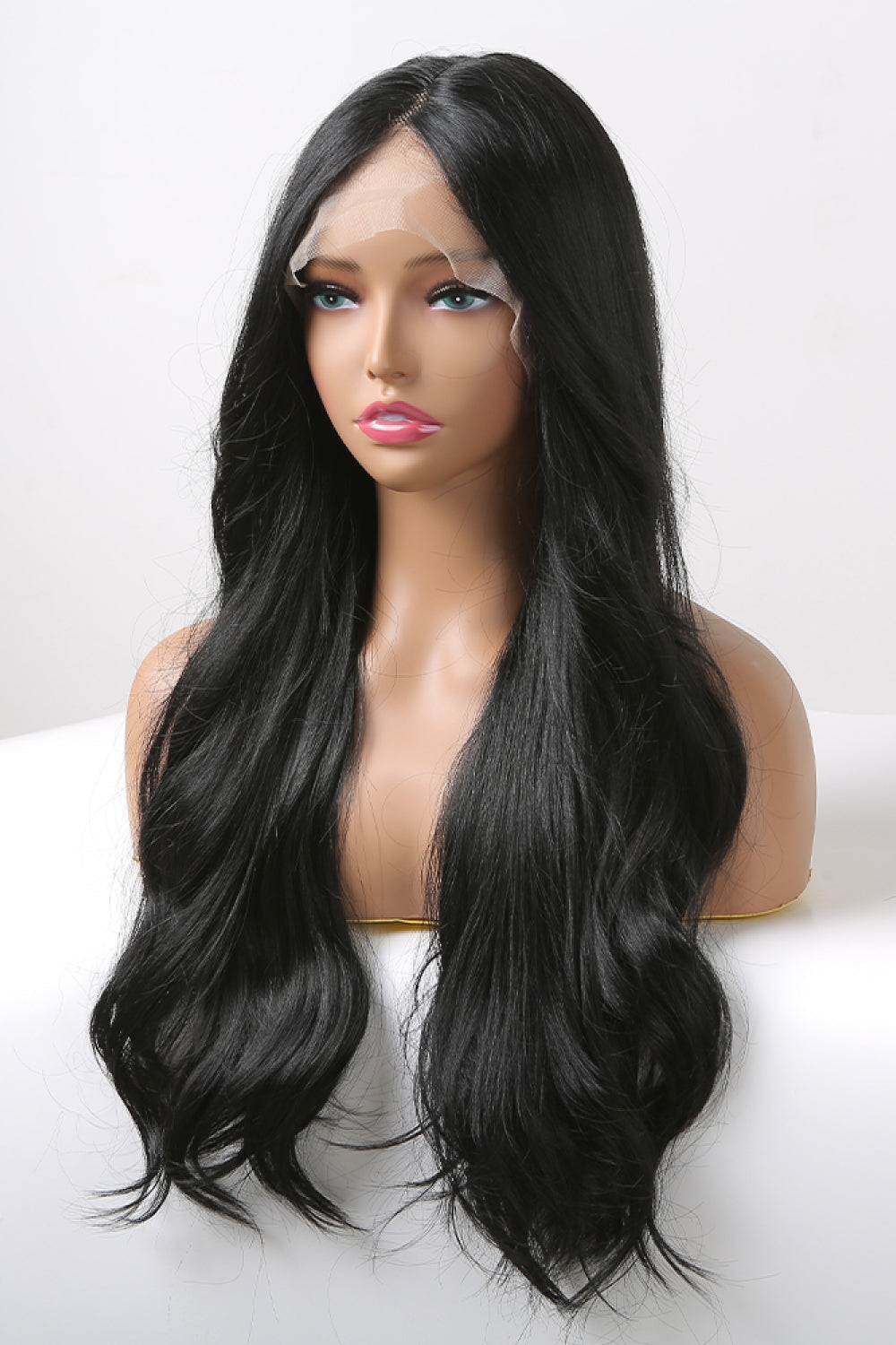 13*2" Lace Front Wigs Synthetic Long Wavy 24" 150% Density-Ever Joy