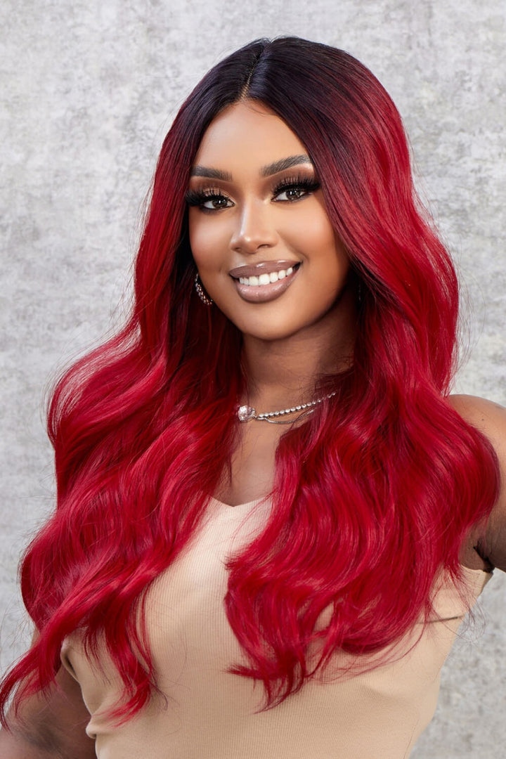 13*2" Lace Front Wigs Synthetic Wave 24" 150% Density-Ever Joy