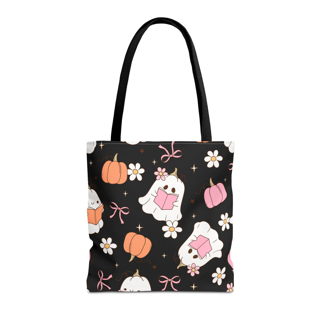 Whimsical Ghost Tote Bag | Cute Halloween Bag, Trick-or-Treat Tote, Fall Shopping Bag, Spooky Gift, Candy Bag