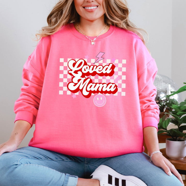 Womens - Loved Mama Graphic Sweatshirt