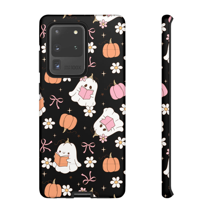 Cute Ghost Phone Case | Fall Aesthetic, Halloween Gift, Phone Accessories, Spooky Decor, Book Lover