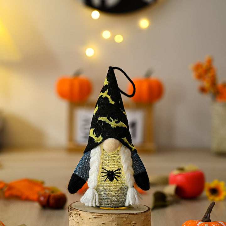 Glowing Halloween Pointed Hat Faceless Doll