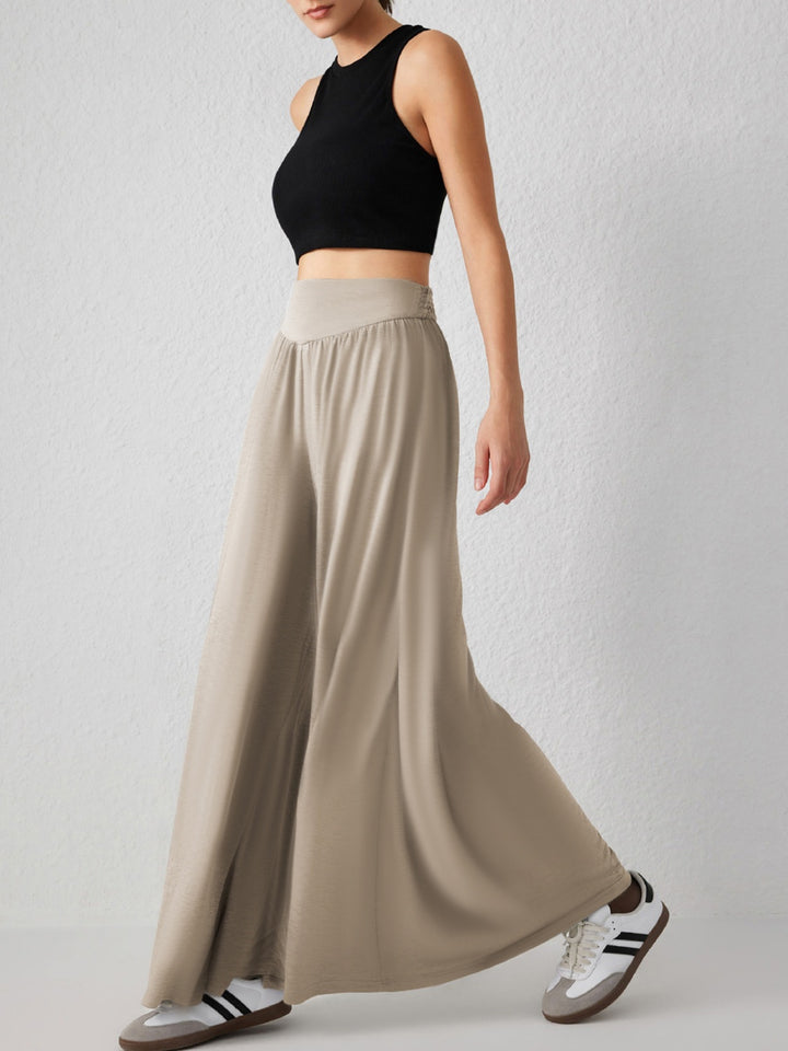 High Waist Wide Leg Pants