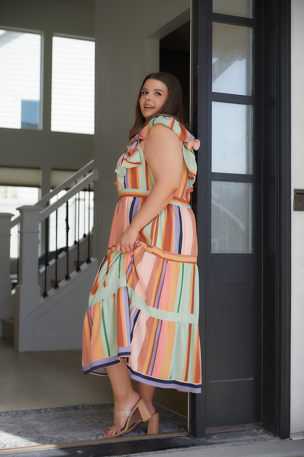 Womens - Painted Palette Midi Dress