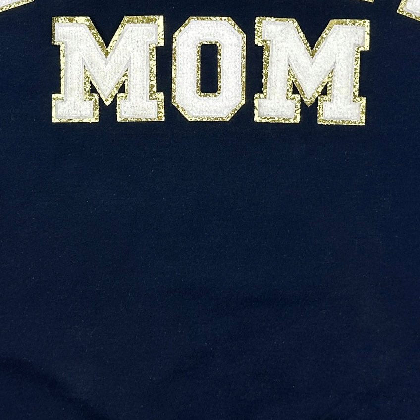 Baseball Mom Chenille Patch Sweatshirt