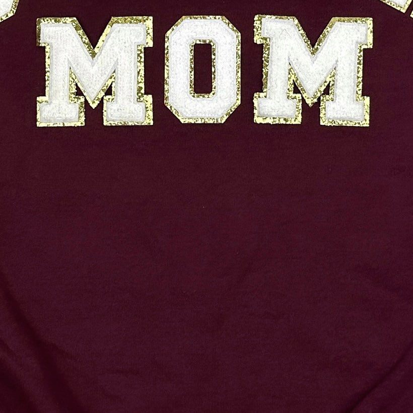 Womens - Baseball Mom Chenille Patch Sweatshirt