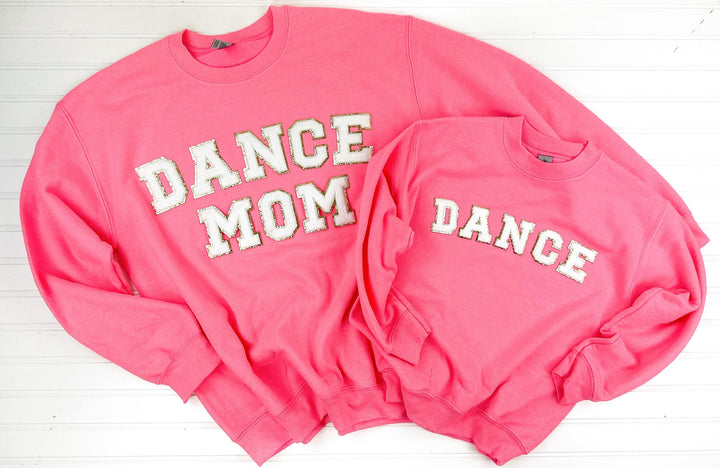 Womens - Dance Mom + Mini Chenille Patch Sweatshirts