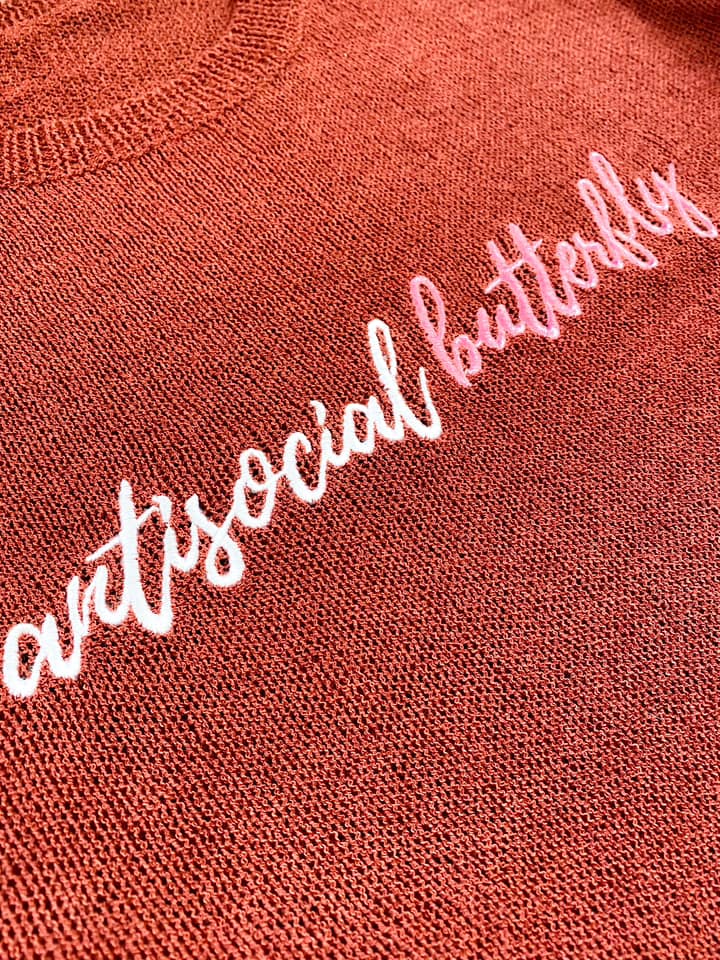 Womens - Antisocial Knitted Crewneck