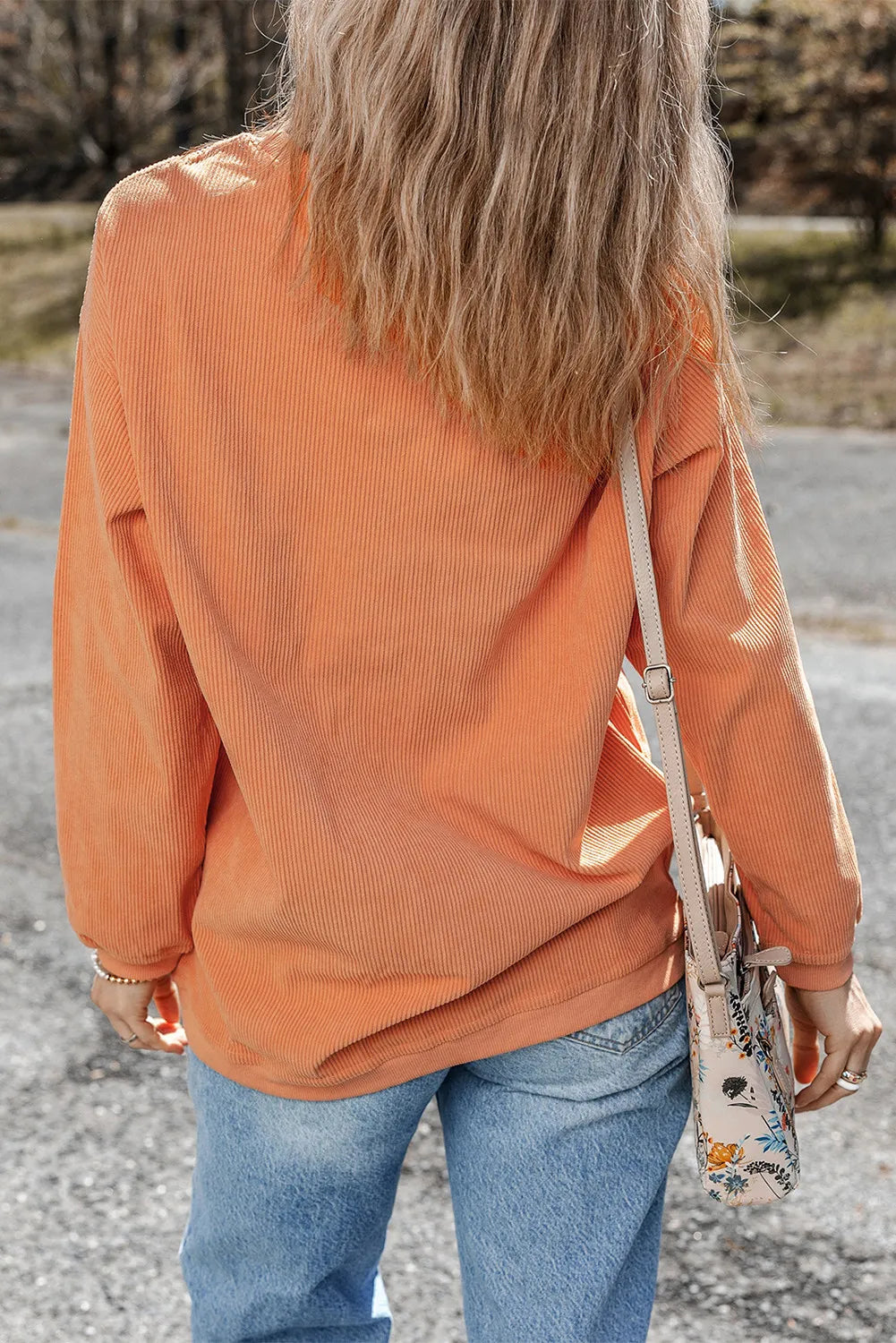 Pumpkin Spice Graphic Long Sleeve Sweatshirt