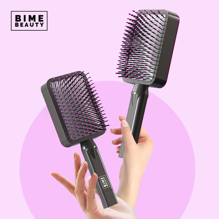 3D Self-cleaning Deluxe Rectangular Hair Brush-Ever Joy