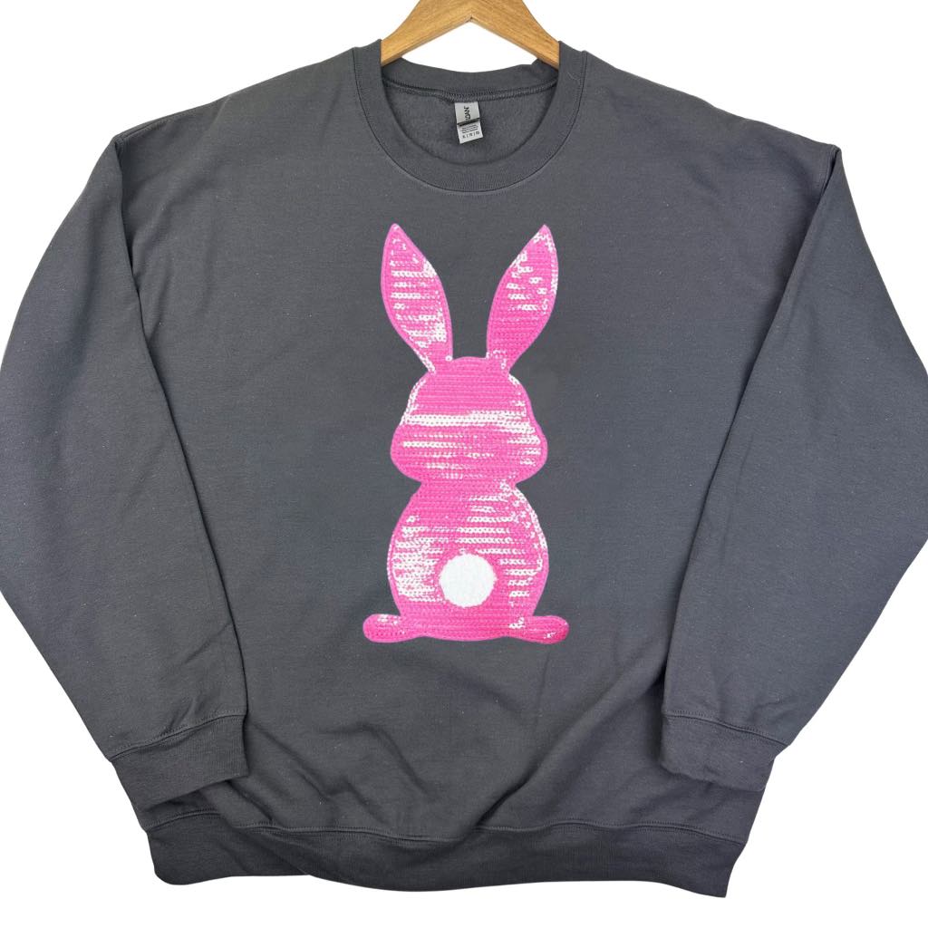 Womens - PREORDER: Bunny Sequin Patch Sweatshirt In Five Options