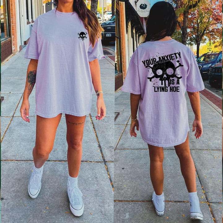 Your Anxiety With Pocket Accent Graphic Tee