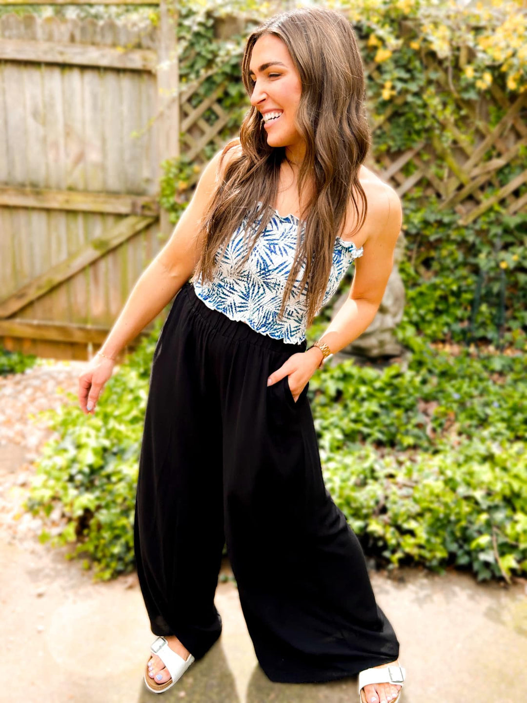 Womens - PREORDER: Zara Wide Leg Cotton Pants In Two Colors