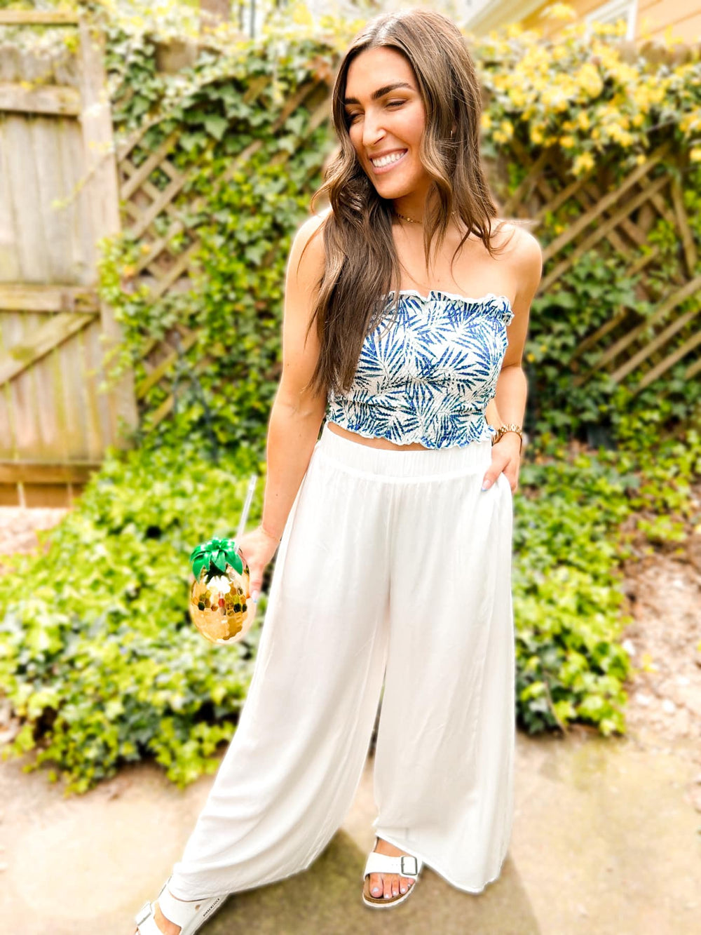 Womens - PREORDER: Zara Wide Leg Cotton Pants In Two Colors