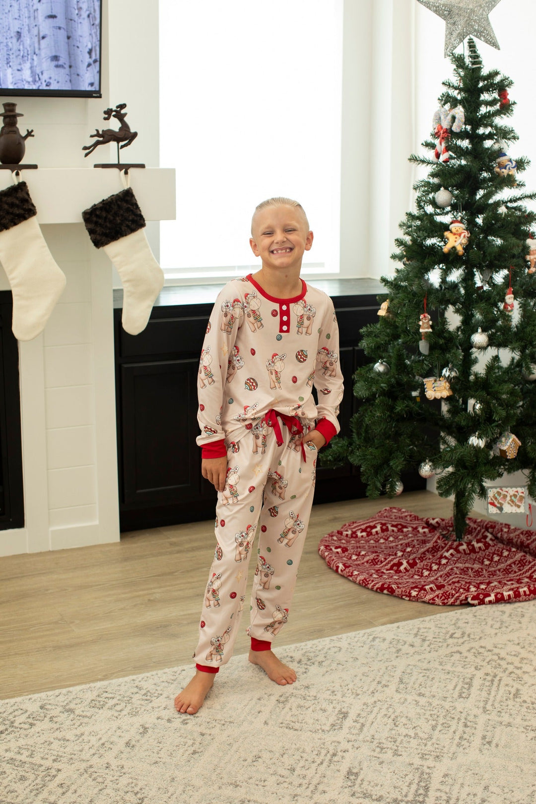 PREORDER: Matching Family Christmas Pajamas in Moose