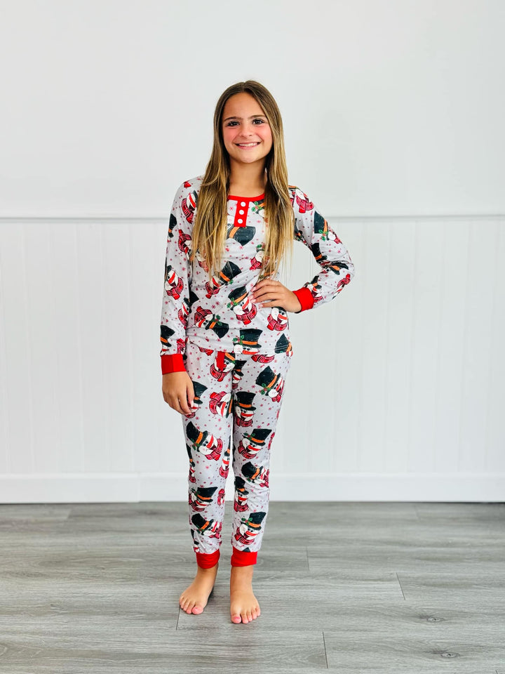 Womens - PREORDER: Matching Family Christmas Pajamas In Snowman