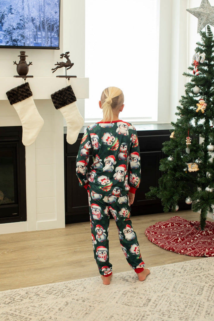 PREORDER: Matching Family Christmas Pajamas in Penguin