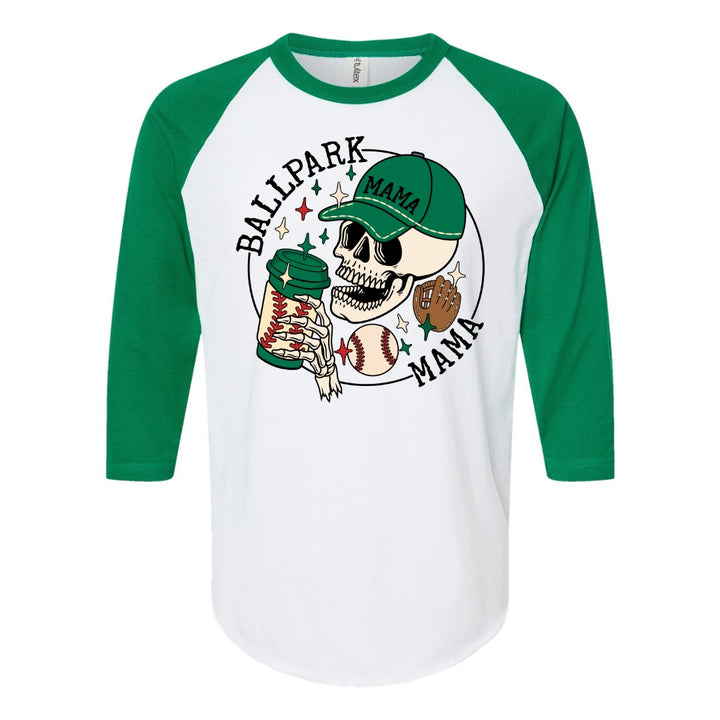 T-shirt - Baseball Mama Raglan Graphic Tee