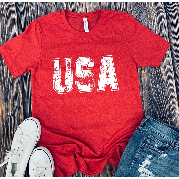 USA Graphic Tee with color options