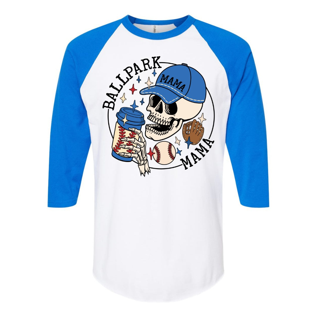 T-shirt - Baseball Mama Raglan Graphic Tee