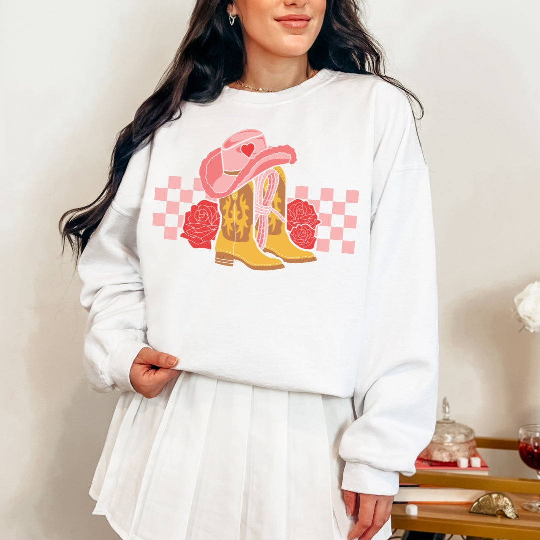 Womens - Rodeo Sweetheart Graphic Sweatshirt