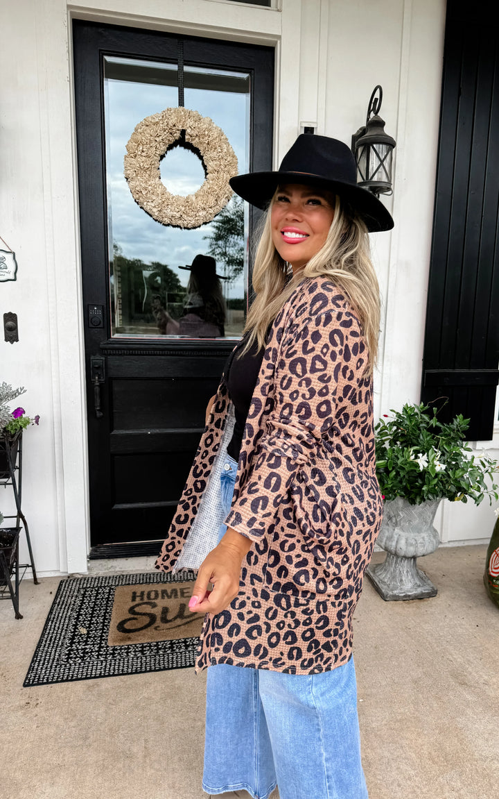 PREORDER: Cheetah Print Lola Cardigan