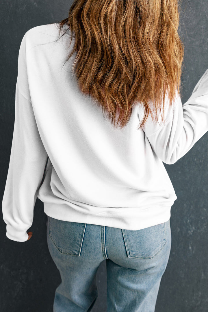 Fall Favorites Graphic Round Neck Long Sleeve Sweatshirt