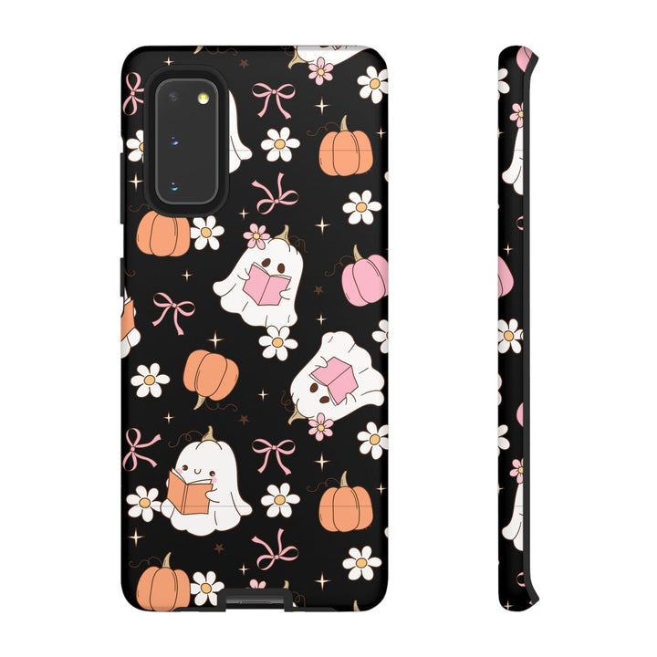 Cute Ghost Phone Case | Fall Aesthetic, Halloween Gift, Phone Accessories, Spooky Decor, Book Lover