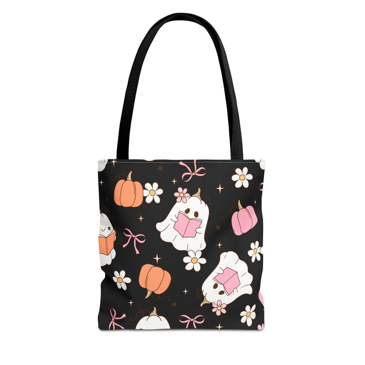 Whimsical Ghost Tote Bag | Cute Halloween Bag, Trick-or-Treat Tote, Fall Shopping Bag, Spooky Gift, Candy Bag
