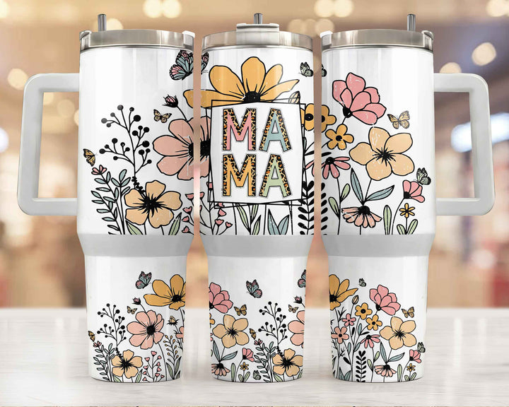 Tumbler - Blooming Mama 40oz Tumbler